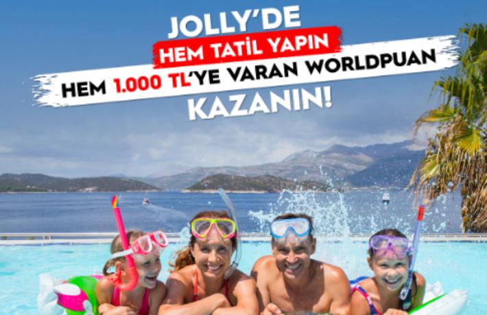 Jolly’den 1.000 TL’ye varan Worldpuan kampanyası