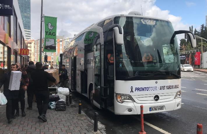 Prontotour doktor ve teknisyenlerle afet bölgesinde