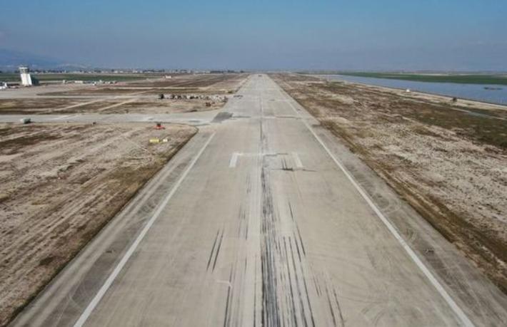 Hatay Havalimanı yeniden hizmete açıldı