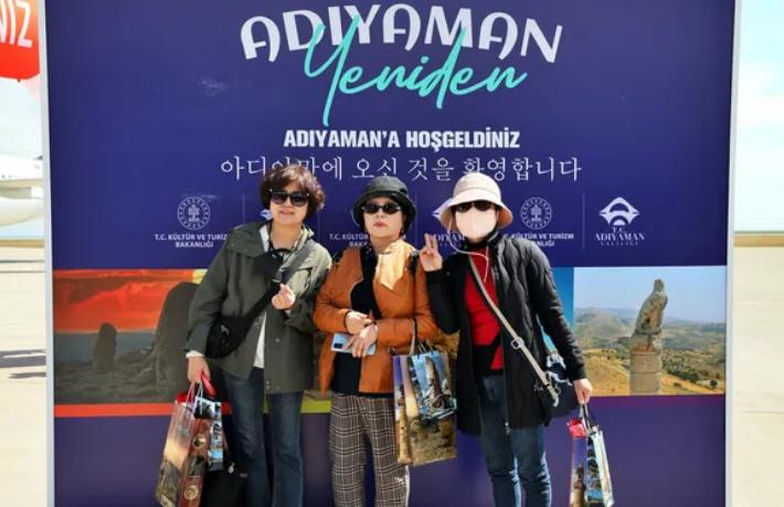 Depremin ardından Adıyaman'a ilk turist kafilesi geldi