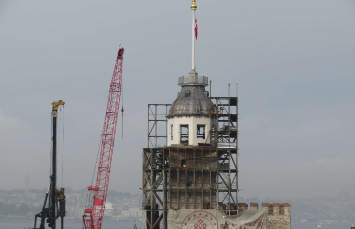 Kız Kulesi’nin restorasyonunda sona yaklaşıldı