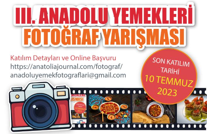 Anadolu Yemekleri Fotoğraf Yarışması başvuruları başlıyor