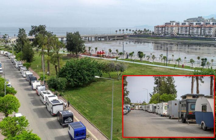 Antalya'da karavan yasağı... Sokak aralarına park edemeyecekler