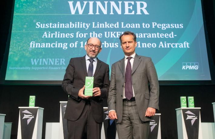 Pegasus’a yurt dışından iki ödül