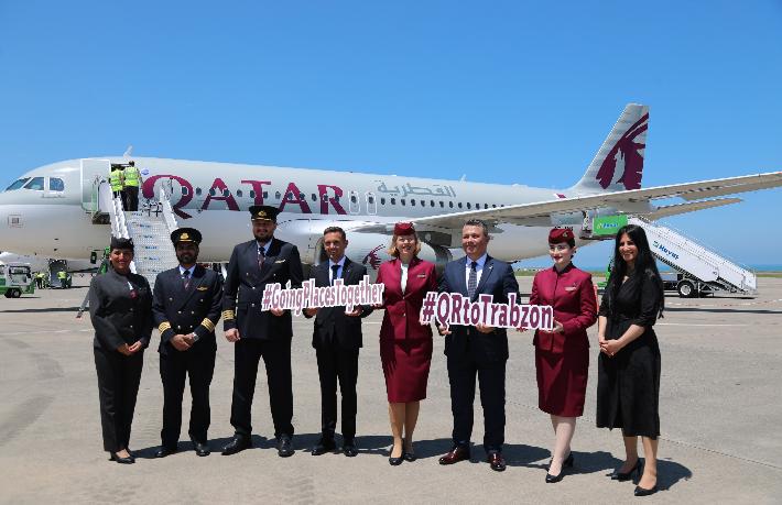 Qatar Airways’in Trabzon uçuşları başladı