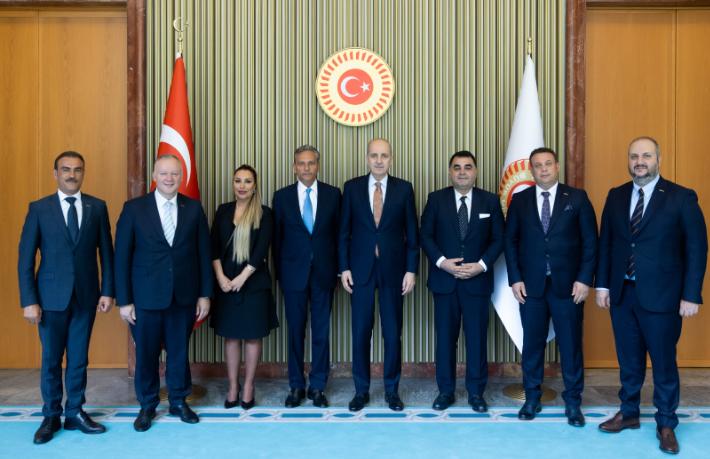TÜRSAB'tan TBMM Başkanı Numan Kurtulmuş'a ziyaret