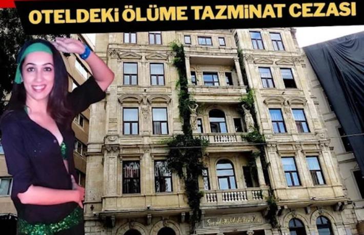 Otelde ölüme Bir Buçuk Milyon TL tazminat