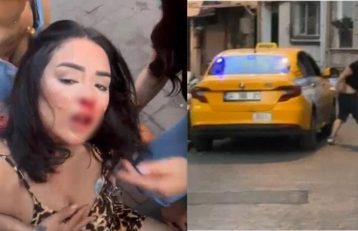 Beyoğlu’nda taksici terörü: Turist kadını öldüresiye dövdü