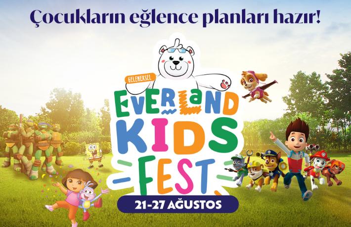 Ela Excellence Resort Belek'te, Nickelodeon işbirliği ile  Everland Kids Festivali