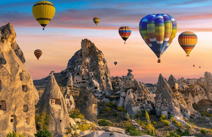 Kapadokya'ya ziyaretçi akını