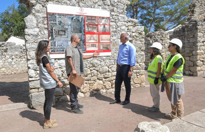 Olimpos’ta tarihi kent gün yüzüne çıkıyor