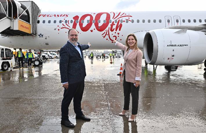 Pegasus 100. Uçağı ‘Cumhuriyet’i teslim aldı