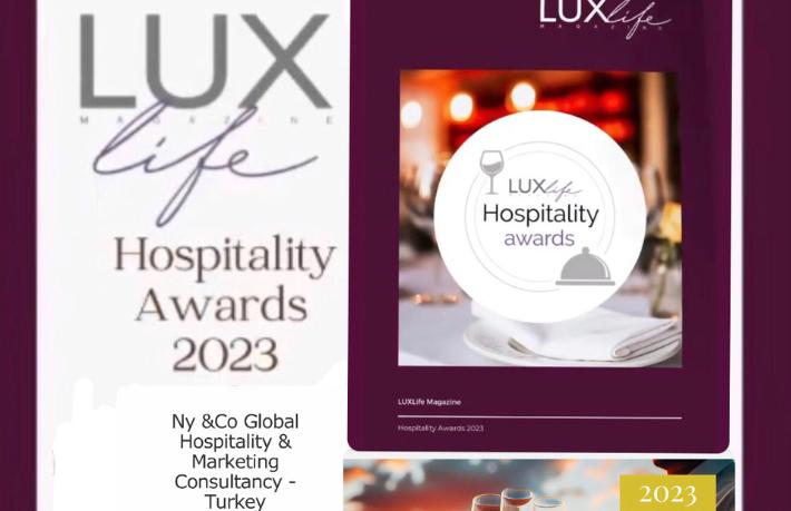 Hospitality Awards’tan NY&CO'ya Dünya’nın En İyi Otel Danışmanlığı Ödülü