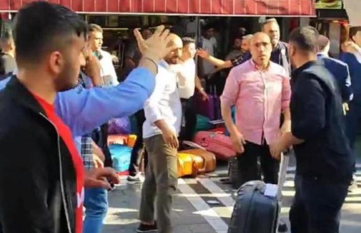 Beyazıt'ta silahlı kavga... 1 turist yaralandı