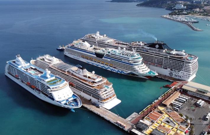 Türkiye'ye gelen kruvaziyer turisti yüzde 54 arttı