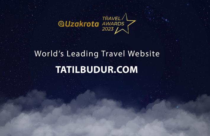 TatilBudur'a “Dünyanın Önde Gelen Seyahat Web Sitesi” ödülü