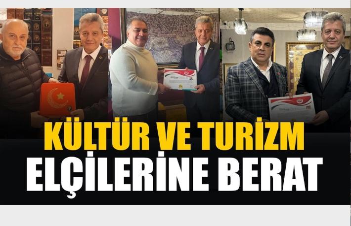 Kültür ve Turizm Elçileri’ne ‘Turizm Beratı’