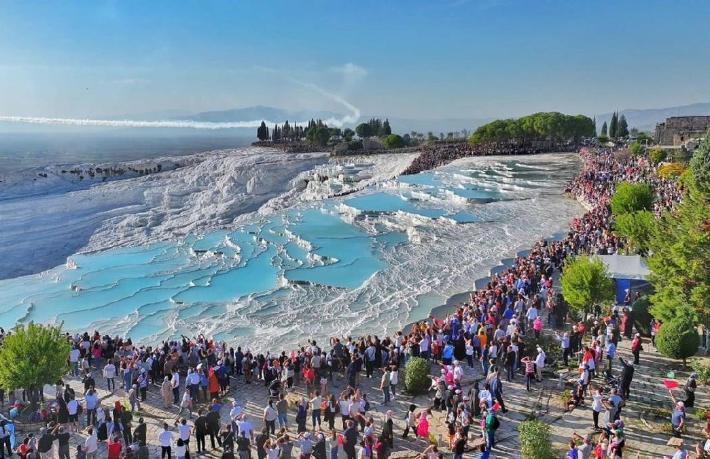 Turizm cennetinde ziyaretçi rekoru