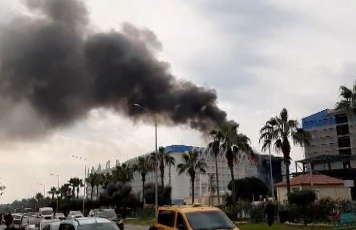 Antalya’da 5 yıldızlı otelde yangın