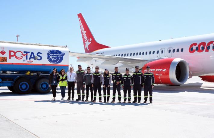 Corendon Airlines, Sürdürebilir Havacılık Yakıtı (SAF) yakıt kullanımına başladı