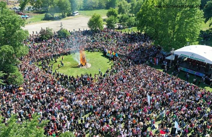 Edirne, Kakava ve Hıdrellez Şenlikleri'nde 100 bin ziyaretçi ağırladı