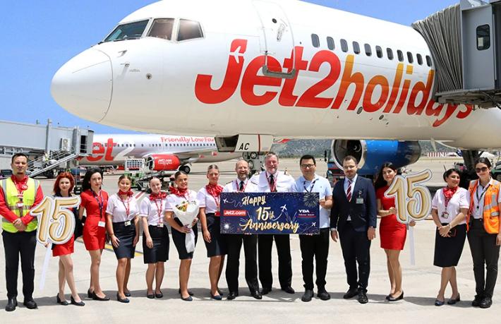 Jet2.com, Leeds Bradford-Dalaman uçuşlarının 15'inci yılını kutluyor