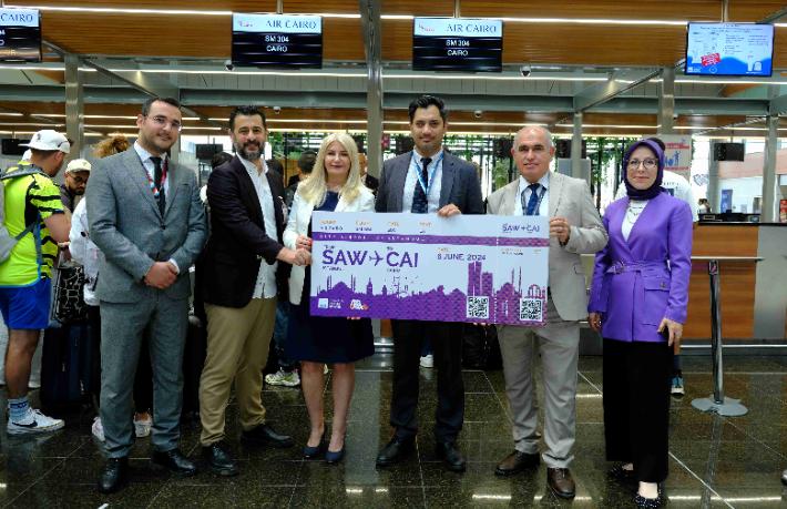 Air Cairo Sabiha Gökçen Havalimanı’na uçuş başlattı