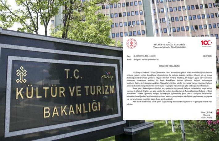 Bakanlıktan ‘Belgesiz Oteller’ krizi