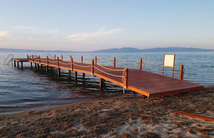 SİT alanına yapılan kaçak otel iskelesi mühürlendi
