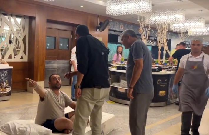 Otel misafirinden ilginç tepki! Görenler şaştı kaldı