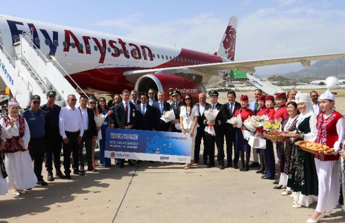 FlyArsytan’ın Astana-Gazipaşa uçuşları başladı