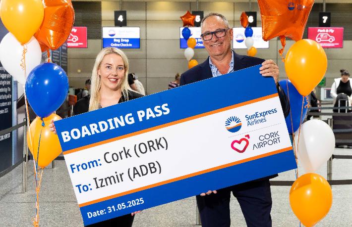 SunExpress’ten İrlanda’da yeni rota... Cork-İzmir direkt uçuşları başladı