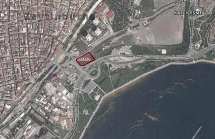 İBB’den Zeytinburnu'nda satılık turizm imarlı arazi