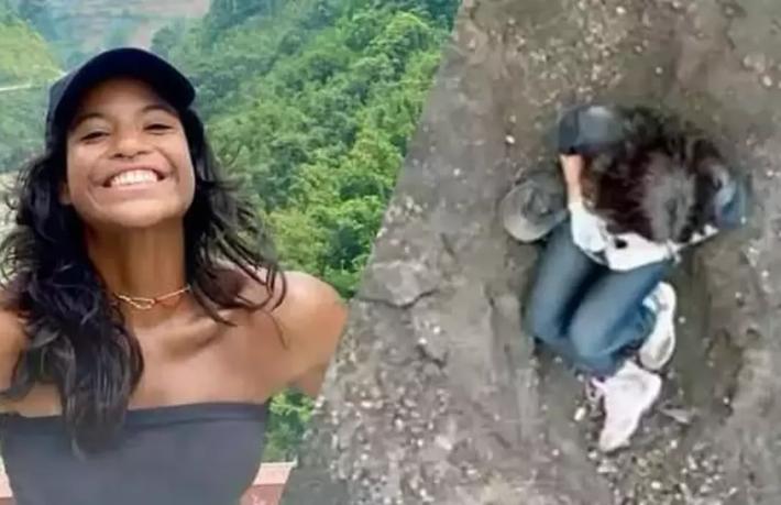 Yanardağın içine düşen turist dört gün sonra ölü bulundu
