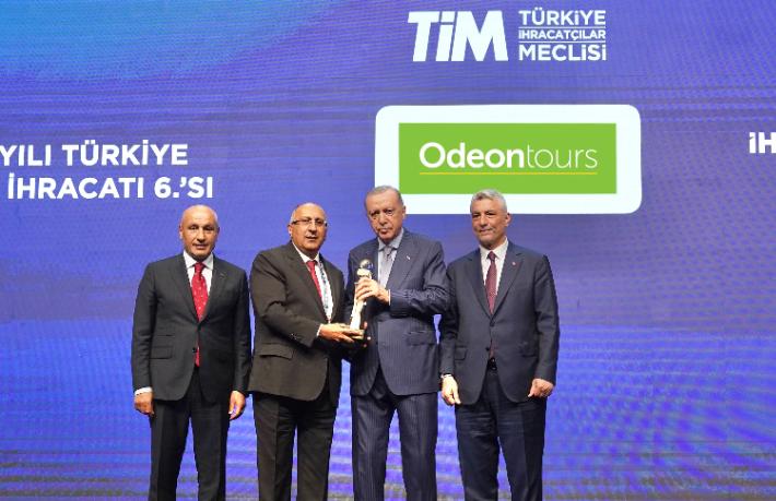 ODEON Turizm, TİM Ödülleri'nde turizmde zirveyi korudu