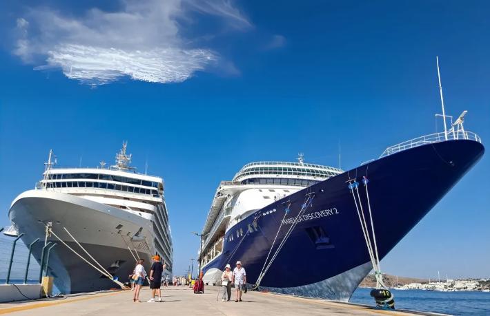 Bodrum'a 235 kruvaziyerle 40 bin turist geldi