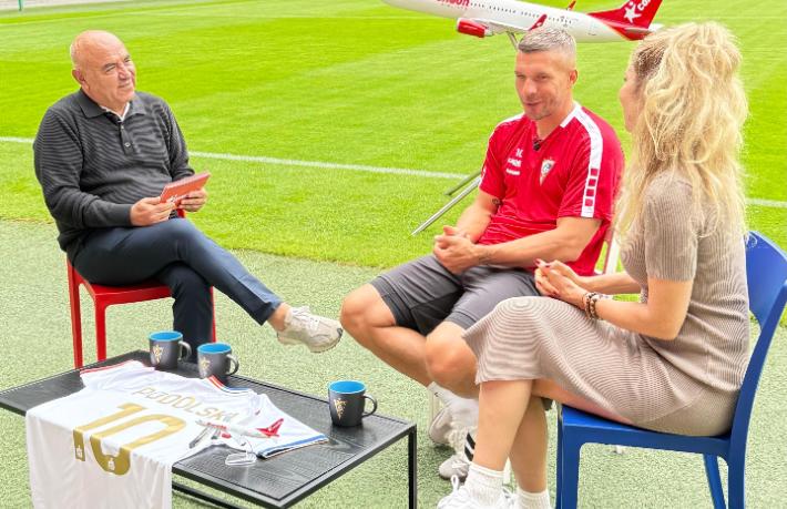 Lukas Podolski,  Corendon Sport Talks'a konuk oldu