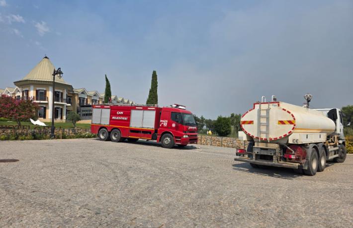 Çanakkale’deki yangına Ceali Hotel’den destek