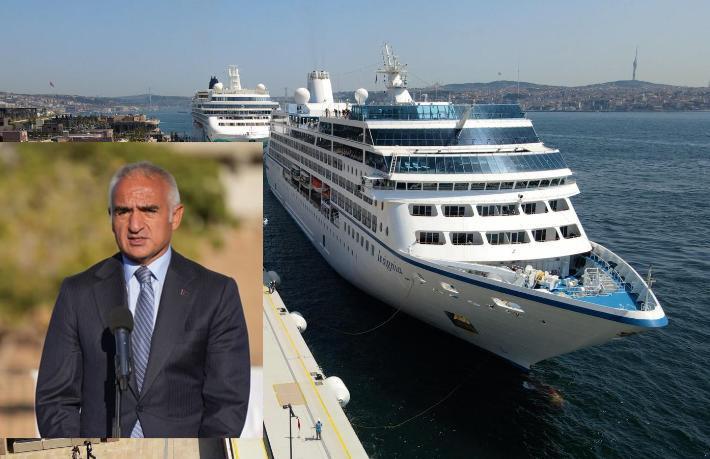 Bakan Ersoy: Kruvaziyer turizminde rekora koşuyoruz