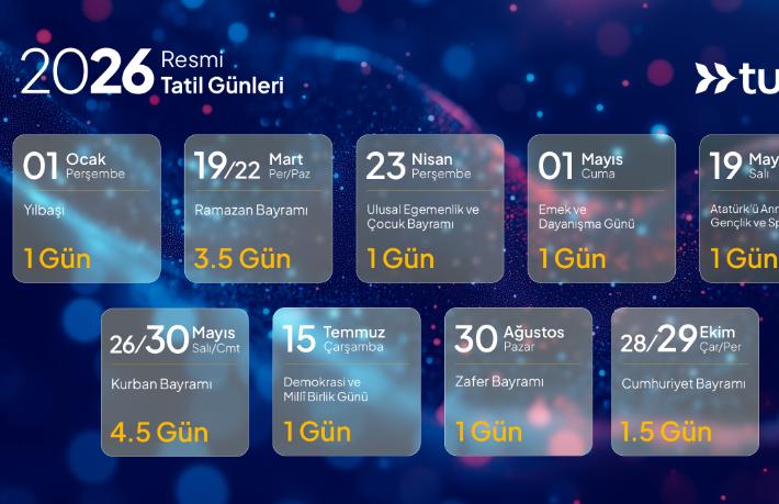 2026 resmi tatillerine özel kapsamlı tur rotaları