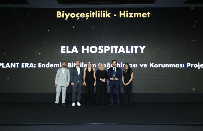 Ela Hospitality, biyoçeşitlilik ödülünün sahibi oldu