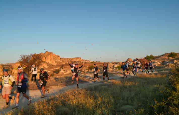 Corendon Airlines'ın destekleriyle Salomon Kapadokya Ultra-Trail katılımcılarına ultra eğlence
