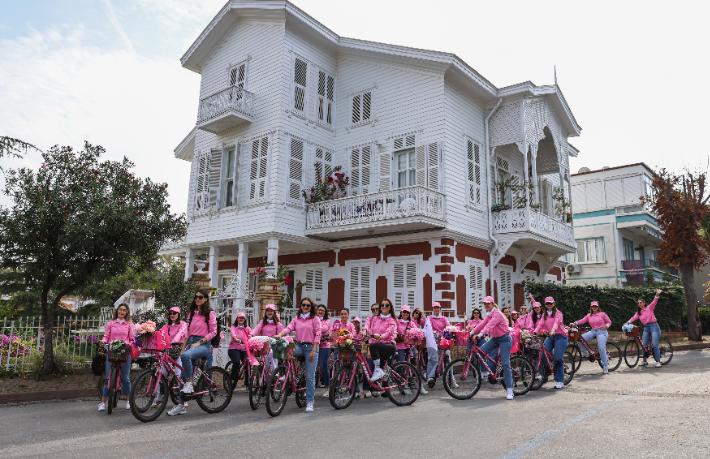Marriott'ın Türkiye'deki otellerinin kadın yöneticileri farkındalığa pedal çevirdi