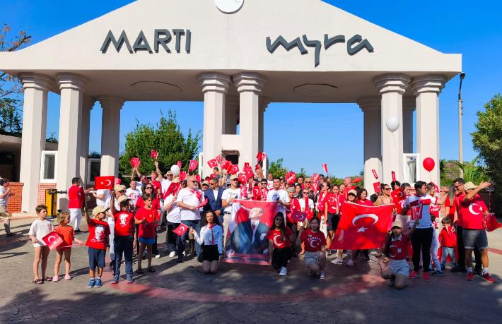 Martı Myra Hotel’den Cumhuriyet Coşkusu