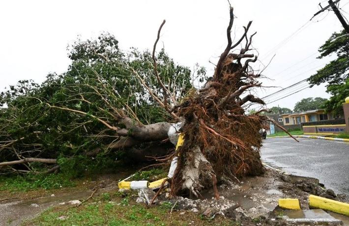 Kasırga yıktı geçti... On binlerce turist mahsur kaldı
