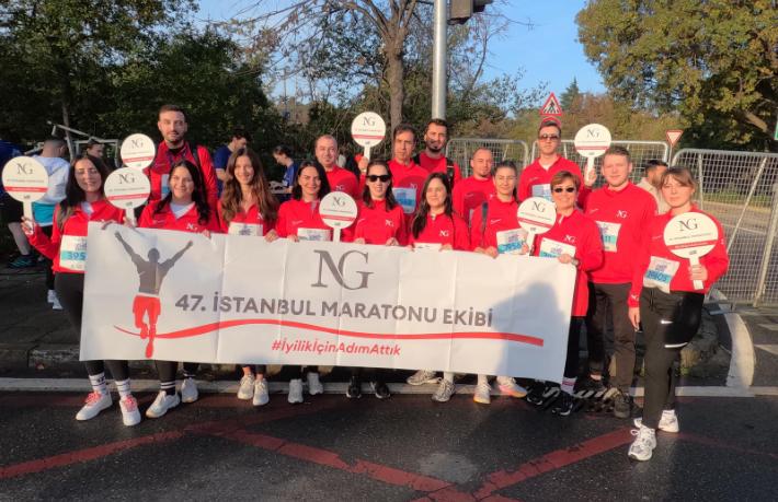 NG Grup, 47. İstanbul Maratonu’nda adımlarını yeniden iyilik için attı