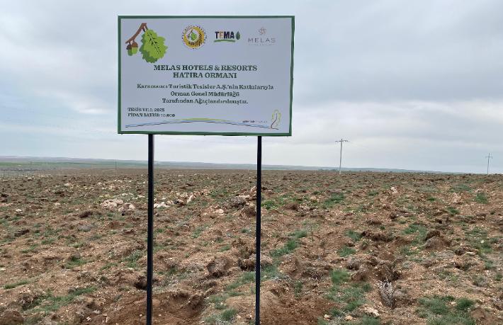 Melas Hotels & Resorts’ten 10 bin fidanlık hatıra ormanı