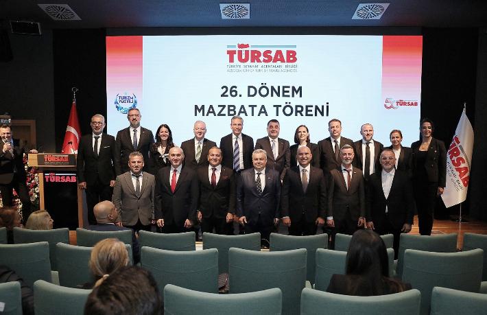 TÜRSAB'ın yeni yönetimi mazbatalarını törenle aldı