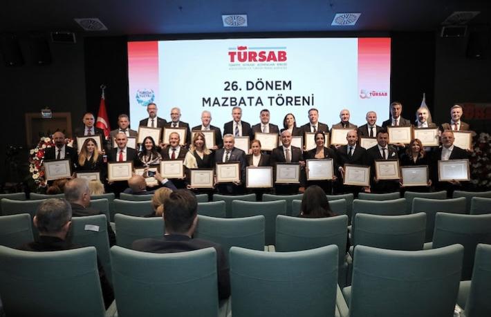 TÜRSAB'ın yeni yönetimi mazbatalarını törenle aldı