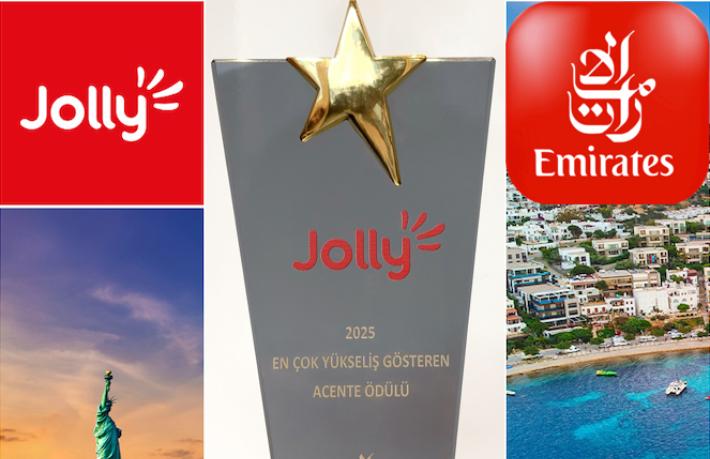 Emirates’ten Jolly’e ‘En Çok Yükseliş Gösteren Acente’ ödülü